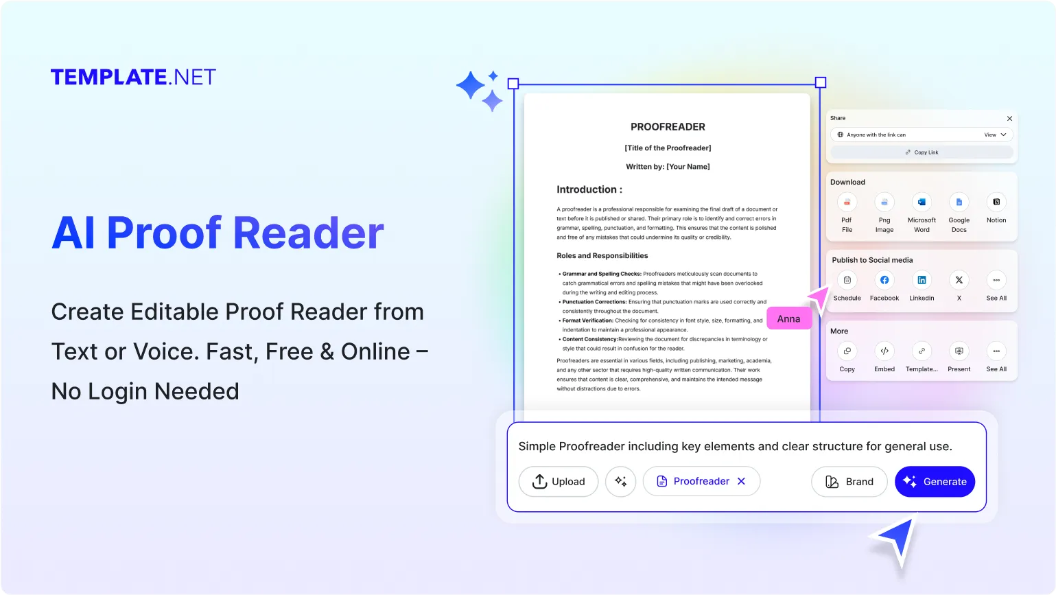 Free AI Proof Reader, Grammar & Spell Checker Tool [ No Signup ]